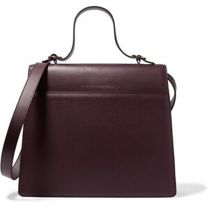 Victoria Beckham Burgundy Leather Handbag
